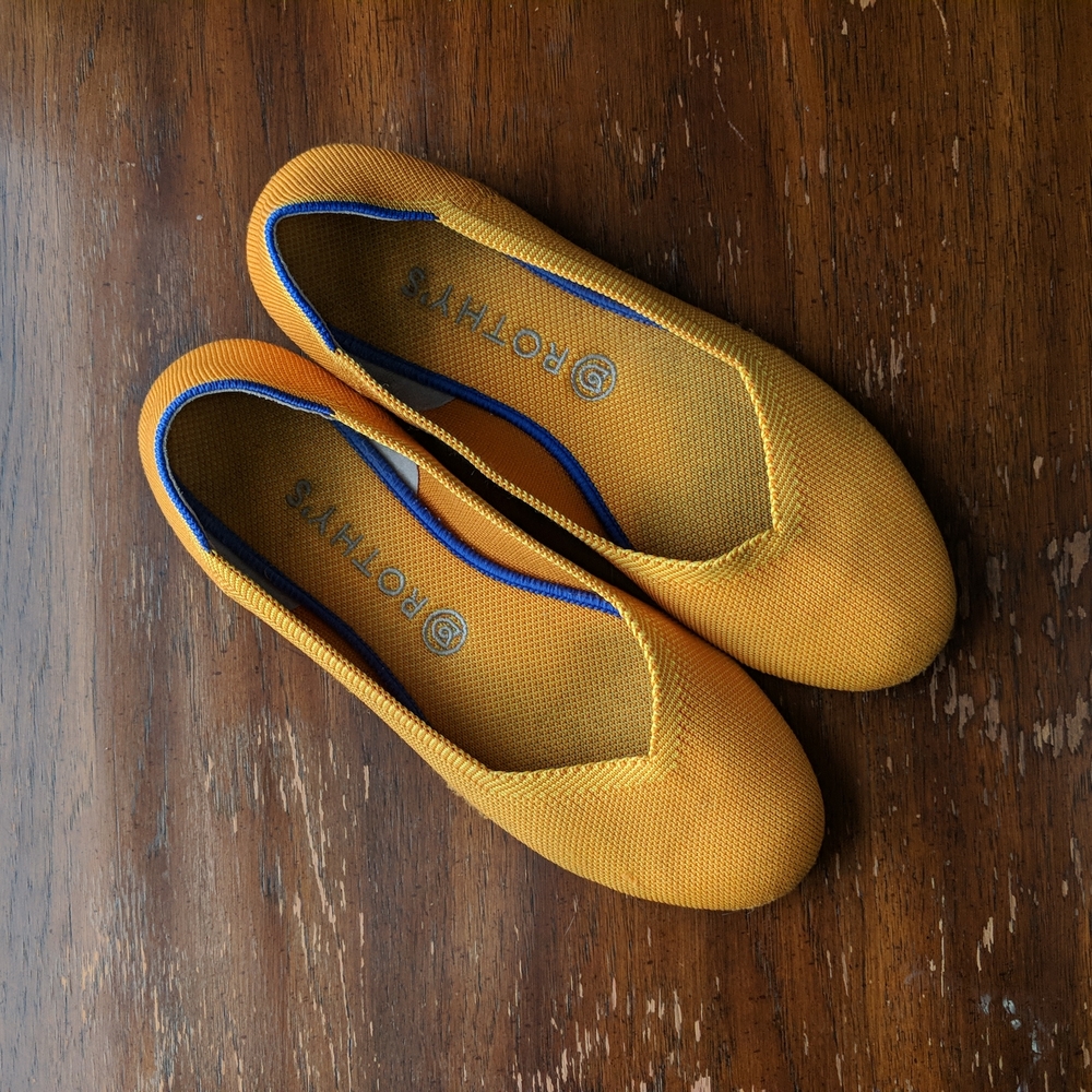 Rothy's The Flat/ W Size 9.5 / Golden Yellow